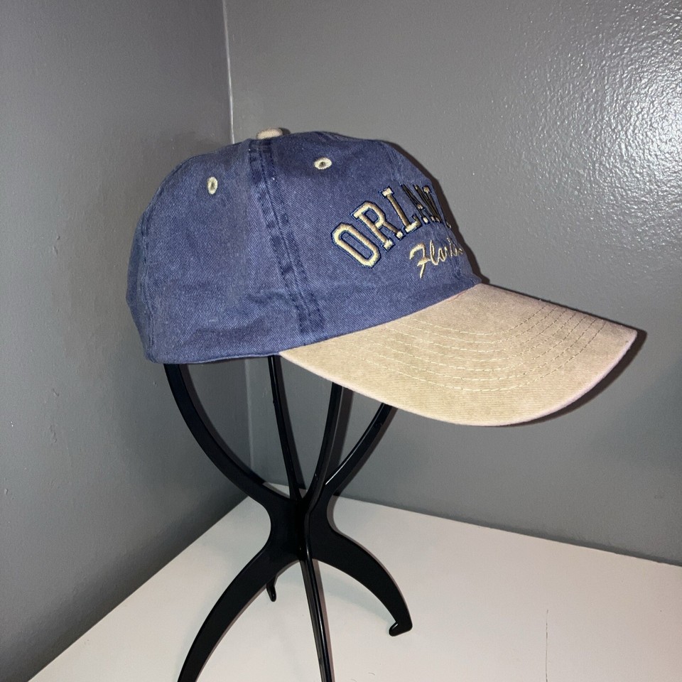 Orlando Florida Blue Embroidered Hat Cap Twill Warn Adjustable OSFM