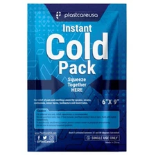 25 6" x 9" Cold Packs Disposable Ice Pack for Injuries Pain Aid