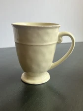 Pier 1 Martillo Creme Brûlée Pedestal Coffee/Tea Mug/Cup Price Per Piece.