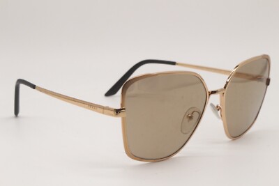 Prada Gold and Black Rimmed Sunglasses SPR60X $405 Authentic Prada SPR60X KOF-3D0 Women main image 2