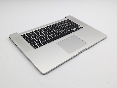 Apple MacBook Pro Mitte 2015 A1398 Handauflage UK Tastatur Silber Cover