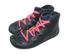 CAMPER PEU CAMI KIDS BOOTS STIVALETTI SCARPE NERO BLU 37 #19-4#