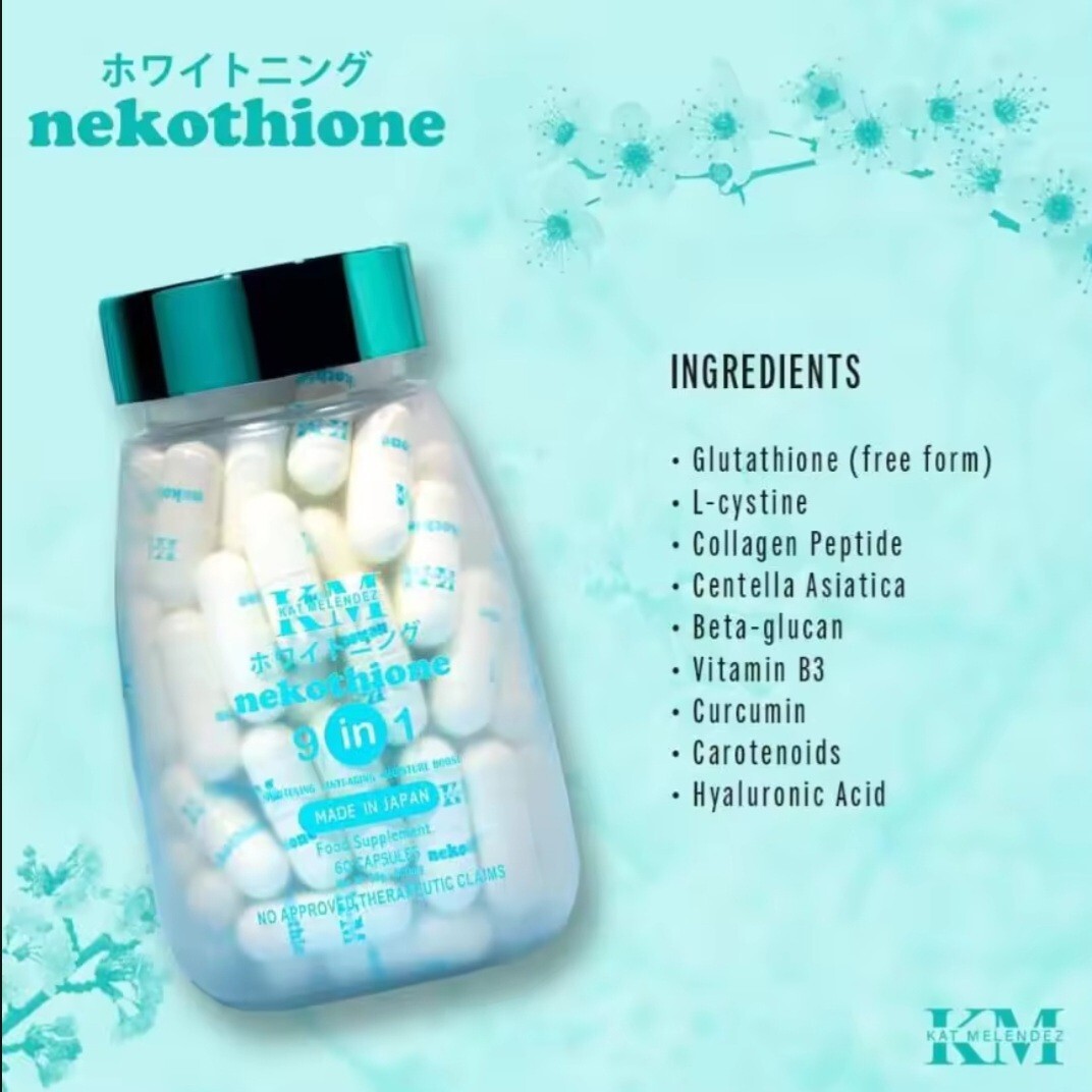 NEKOTHIONE 9 in 1 By Kat Melendez 60 Capsules
