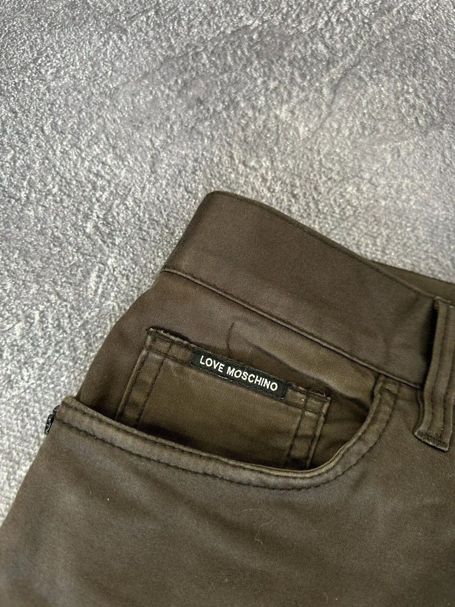 Love Moschino Luxury Brown Women's Pants | eBay