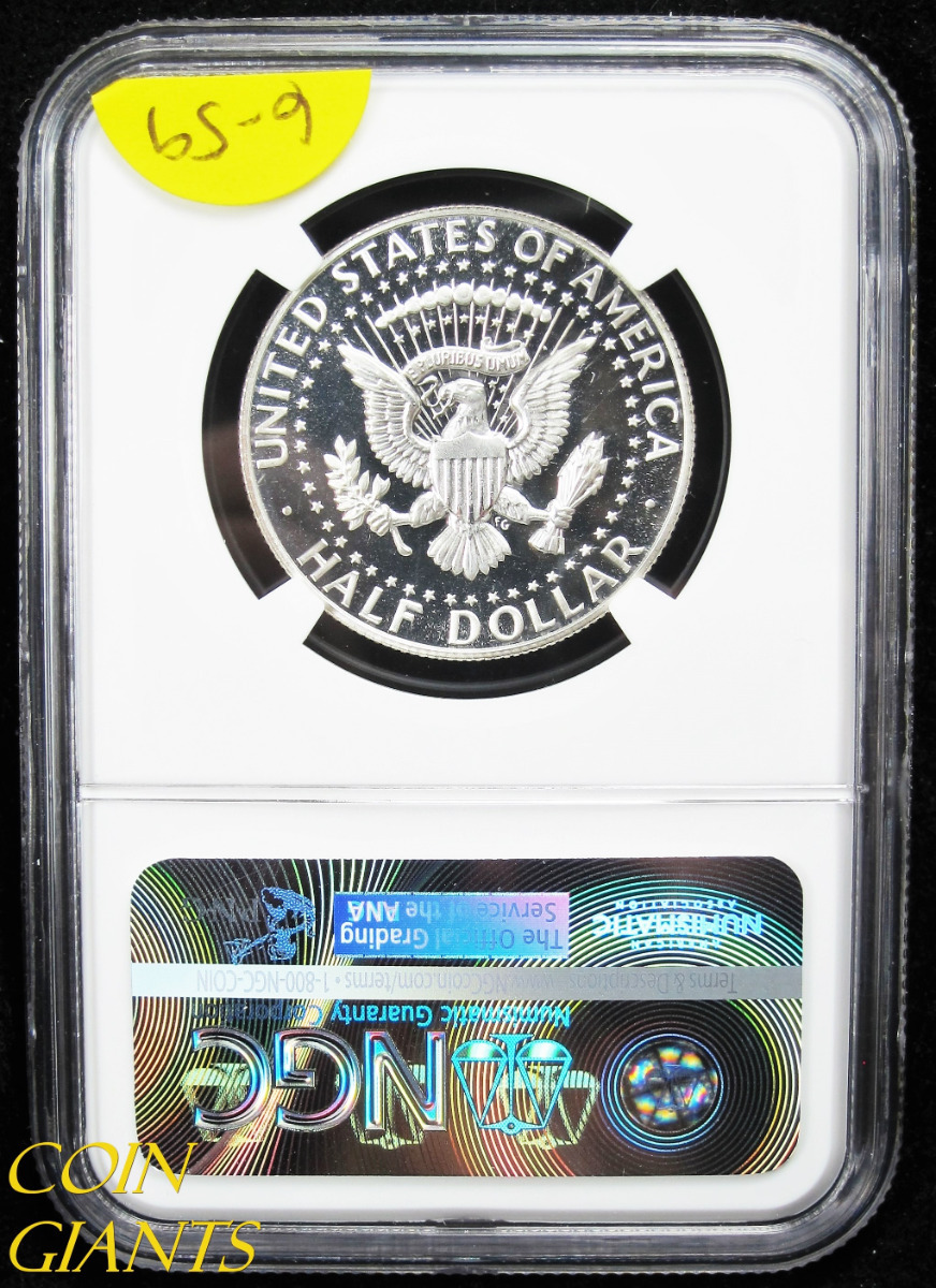 1988-S 50c PCGS PR70DCAM KENNEDY MEZZO DOLLARO PLACCATO PROOF
