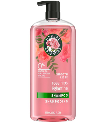 Herbal Essences Rose Hips Shampoo , Smooth, Shiny Hair with Vitamin E-29.2 Fl Oz
