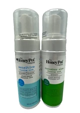 2 Pack The Honey Pot Company - SENSITIVE CUCUMBER Foaming Wash - Herbal Infused