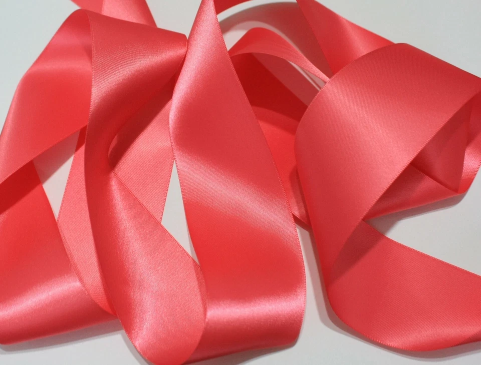 Jasdee Double Face Satin Ribbon By Yard Width 1/2", 3/4", 1", 1-1/2", 2" Inch - Image 2 of 2