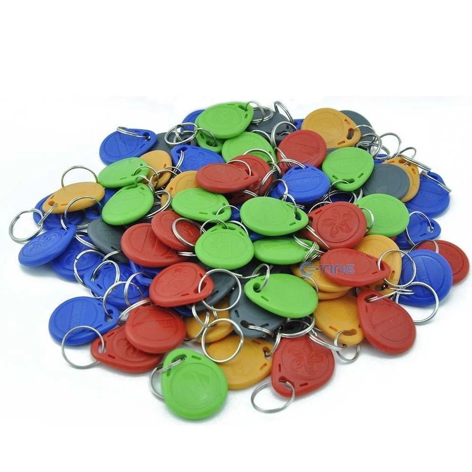 5/10/20/50/100/500 - 125Khz RFID Proximity ID Card Token Tags Key fobs Keyfobs - Image 3 of 4