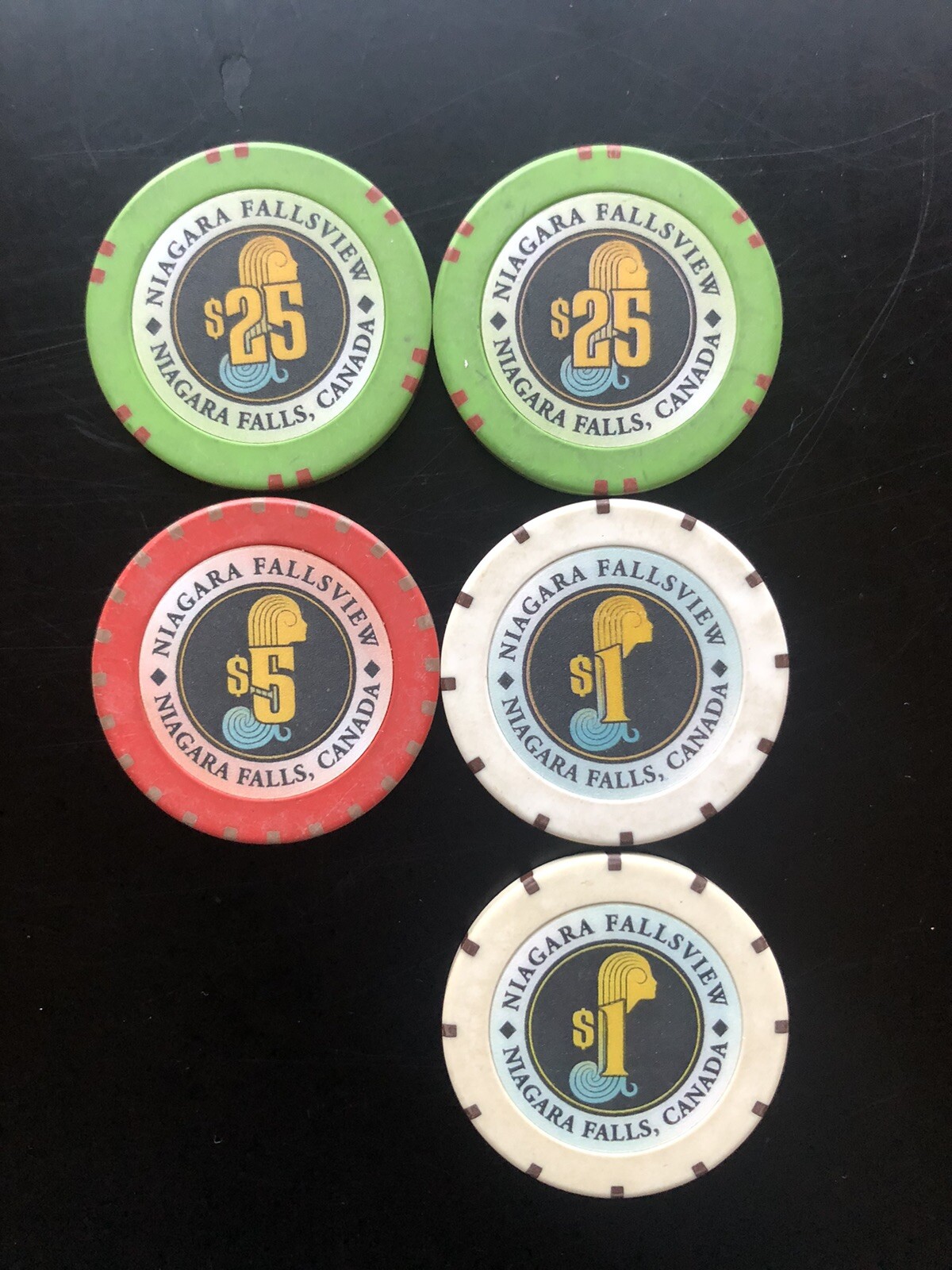 Casino Niagara Poker Chips 57 worth eBay
