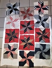 vintage 12 piece star squares 10.5 bold blue ...