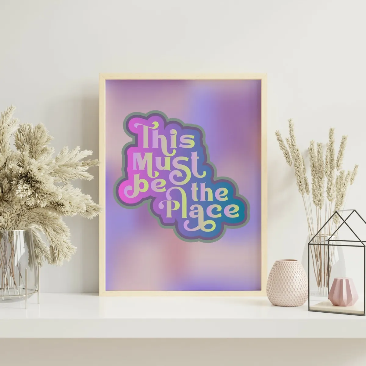 This Must Be The Place Prints Home Décor Bedroom Wall Art Y2K Room