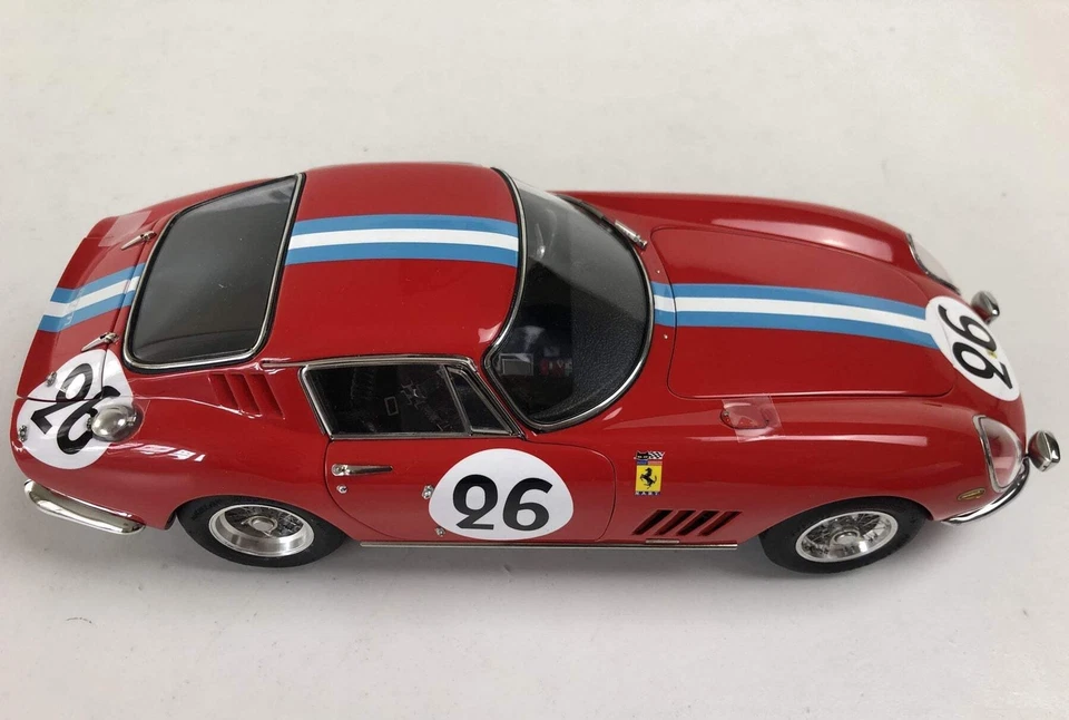 CMC Ferrari 275 GTB/C 1:18 Diecast Model Car #26 Biscaldi/Bourbon Red NEW SEALED - Image 4 of 4