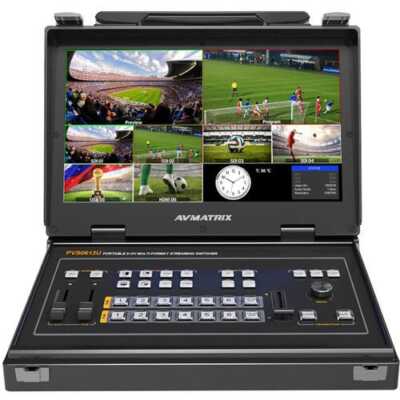 AVMatrix PVS0613U Portable 6 Channel Multi-format Streaming Video Switcher