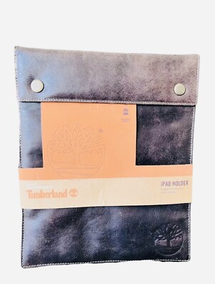 Timberland iPad Earthkeeper New Sleeve Holder Leather Brown Tablet Pouch Eco HTF