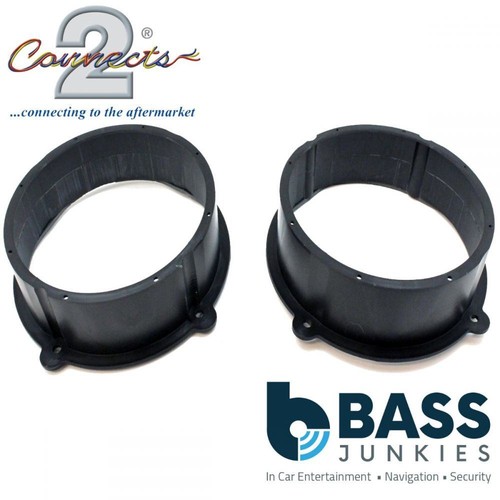 CT25AU11 Brackets 8" Speakers Brackets Fits Audi TT MK2 2007-2014 Front Doors - Picture 2 of 4