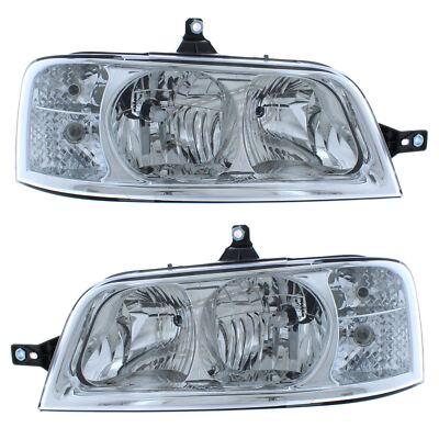 Fits Fiat Ducato Van 2002-2006 Headlights Headlamps 1 Pair Drivers & Passenger