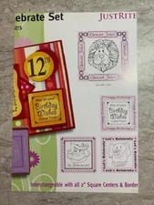 Justrite Stamp sets Borders Frames YOU CHOOSE