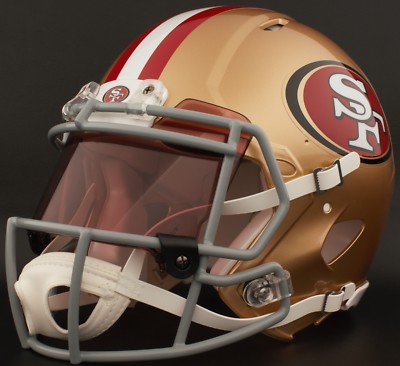 ***CUSTOM*** SAN FRANCISCO 49ers Full Size NFL Riddell SPEED Football ...
