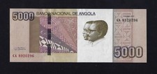 Portugal ANGOLA 5000 5.000 KWANZAS 2012 P-158 UNC
