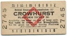 BTC(S) Platform Ticket Crowhurst 2d