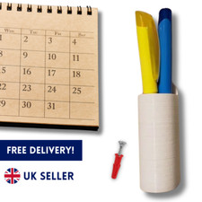 Multi-function Wall Mount Organizer Storage Box Pen Holder Whiteboard Pens UK
