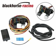 NEW 8 CIRCUIT WIRE HARNESS MUSCLE CAR HOT ROD STREET ROD RAT ROD UNIVERSAL