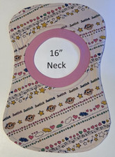 Bib 16" Neck Pull Over Head T-Shirt Special Needs Drool Cotton Polyester