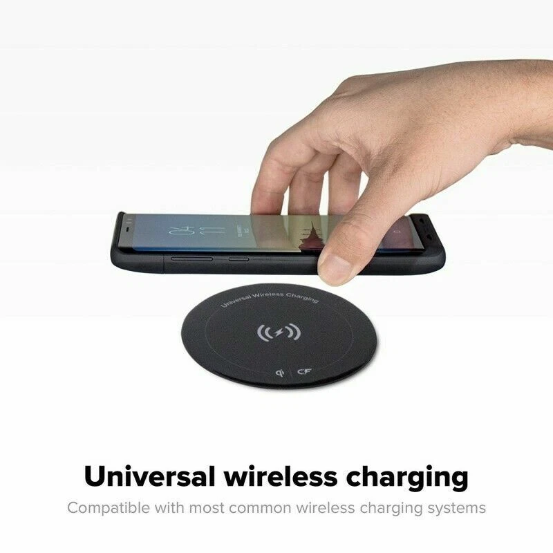 Mophie Juice Pack Slim Wireless Charging Battery Case Black For Samsung Note8 - Image 3 of 4