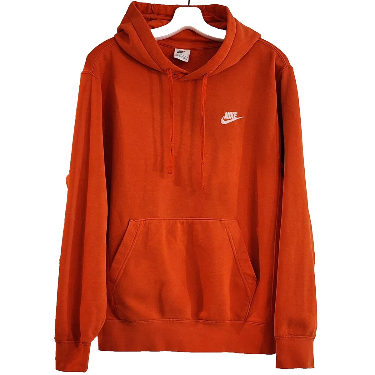 Hoodie Mens Orange Nike Sweatsuit Men's Sportswear Club Fleece Hoodie