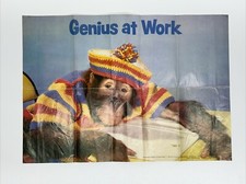 Vintage Rare 1980 Xerox Corporation “Genius At Work” Poster