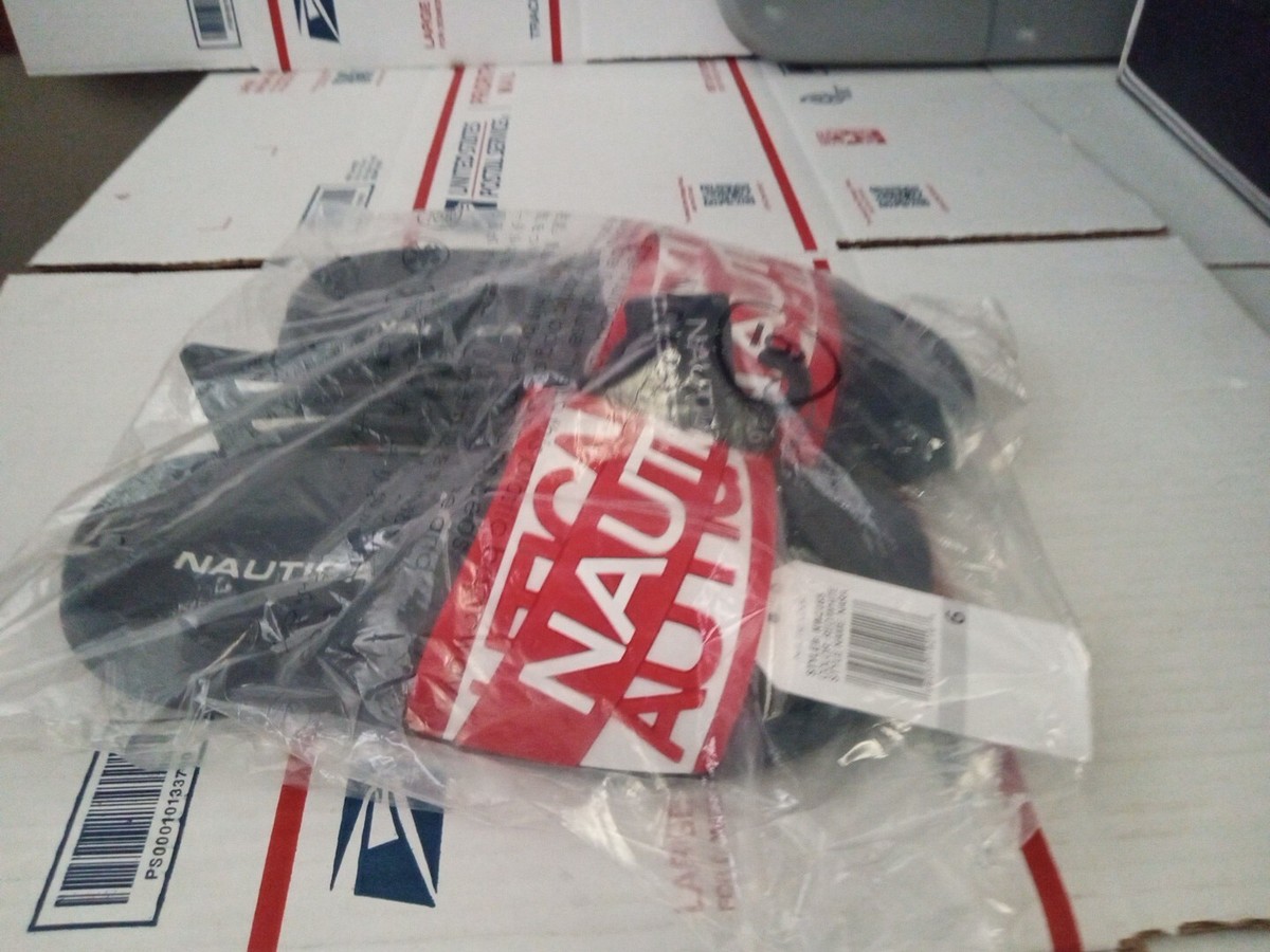Nautica Boys sz 6 Slides Sandals Comfort \