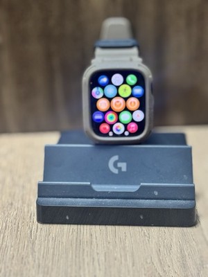 2021 - Apple Watch Series 7 Nike GPS Only 45mm Aluminum (Midnight) - Very Good