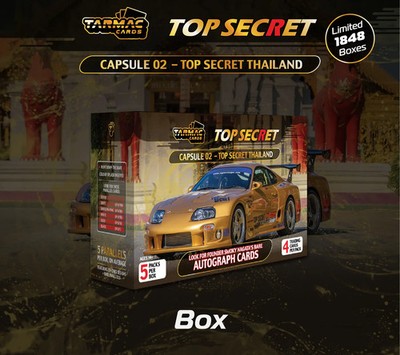 Tarmac Cards Top Secret Thailand Special Edition Collectible