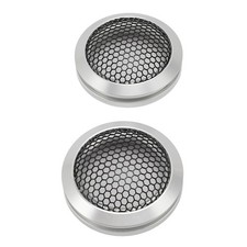 2Pcs Car Speaker Cover Automotive Ceiling Grill Metal Mesh Guard Protector