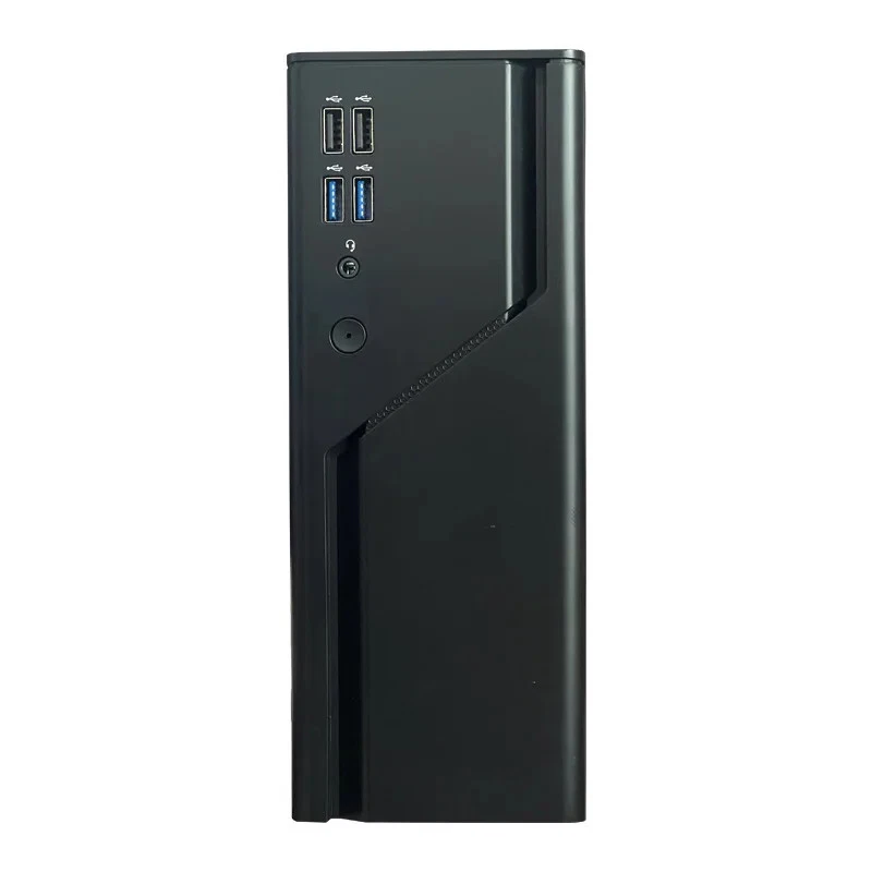 ITX HTPC Desktop Case 5V ARGB Front Panel 4 USB Ports Supports 1U Power Supply - Image 2 of 4