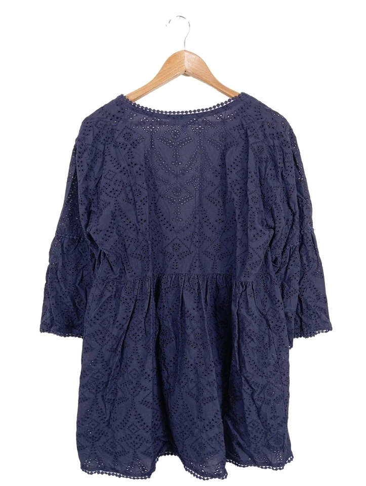 MELISSA ODABASH Vestido Hippie Mujeres Vestido Talla EU 38 azul look casual - Imagen 2 de 4