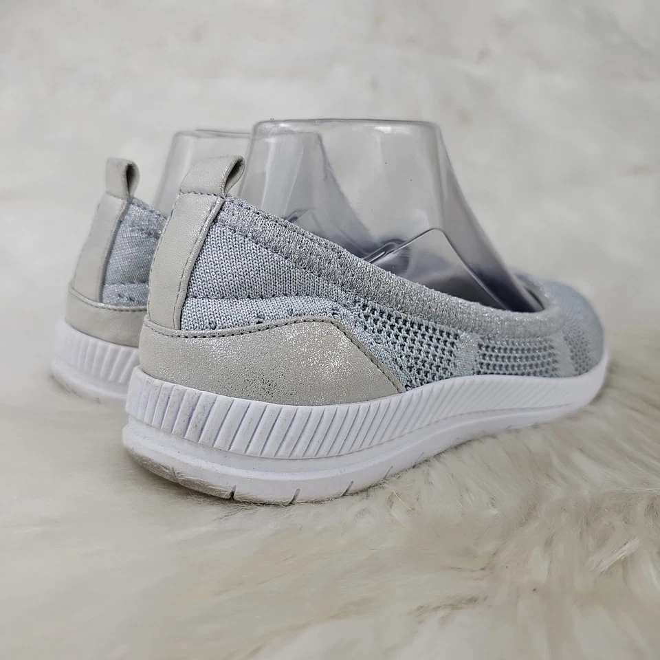 EASY SPIRIT Glitz2 Gray Sparkle Slip On Casual Comfort Shoes Womens Size US 8M - Image 4 of 4