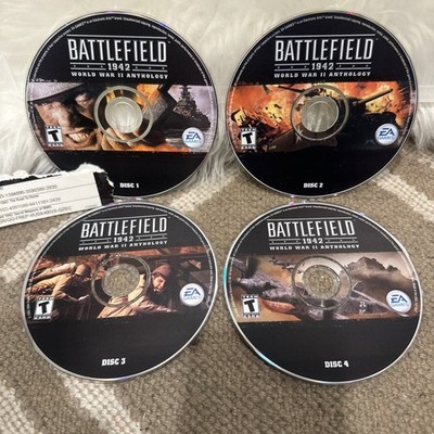 Battlefield Vietnam: Redux & 1942 WW2 Anthology Small Box Lot Of 4 Games