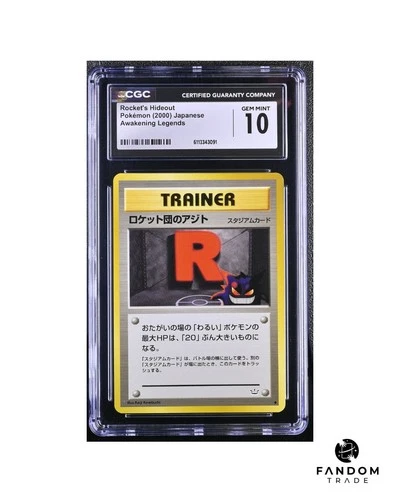 CGC 10 GEM MINT Rocket's Hideout Pokemon Awakening Legends Neo Revelation Gengar