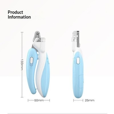 Professional Pet Nail Clippers With Led Light For Cats And Dogs Nail Trimmer