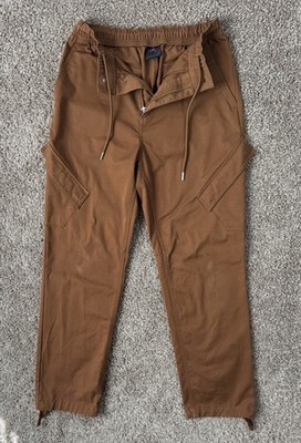 Nike Air Jordan Essentials Chicago Cargo Pants Mens Size Small Brown FB7305-281