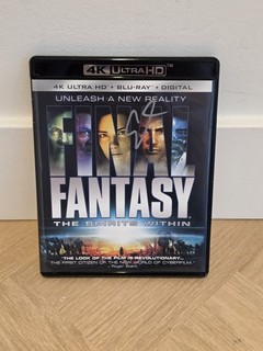 Final Fantasy: the Spirits Within 4K UHD & Region A B C Blu ray Signed By YMS