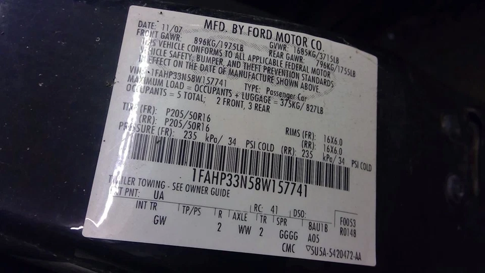 Driver Front Seat Bucket Coupe Thru 09/22/09 Fits 08-10 FOCUS 1708087 Foto 4 de 4