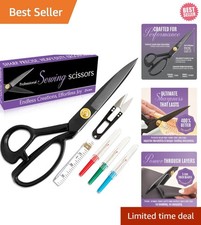 All-In-One 9'' Professional Shears Set for Tailors   Smooth Cutting Experience