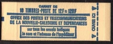 New Caledonia Scott 212a complete unexploded booklet