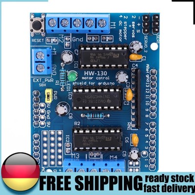 L293D DC Motor Drive Shield Stepper 4,5-36V 4CH Motor Control Shield für Arduino