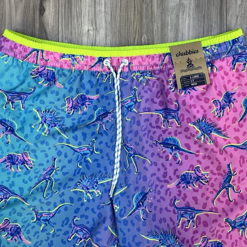 Chubbies The Dino Delights Swim Trunks, Men’s Size XL, Brand New - Picture 4 of 8