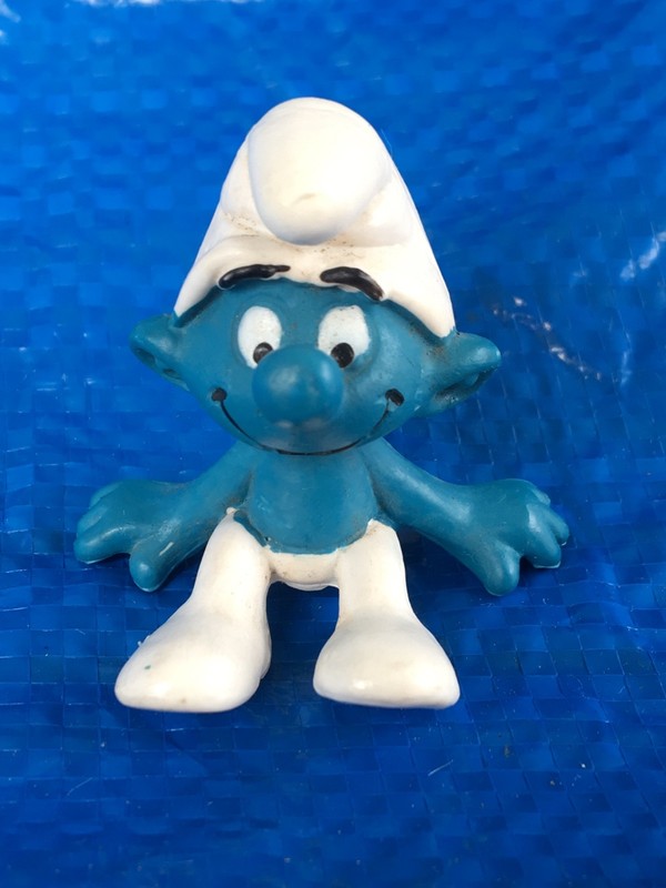 SMURFS vintage figurines 1980s  3-smurf smurfette baby