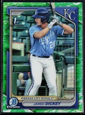 2024 Bowman #BCP-19 Jared Dickey Chrome Prospects Lunar Glow Refractors